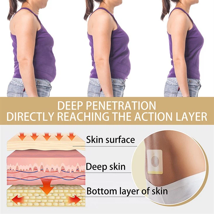 Navel Herbal Slimming Patches For Weight Loss